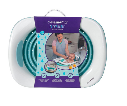 Bañera Plegable Y Antideslizantes Azul