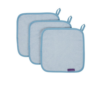Set 3 Toallitas Azul