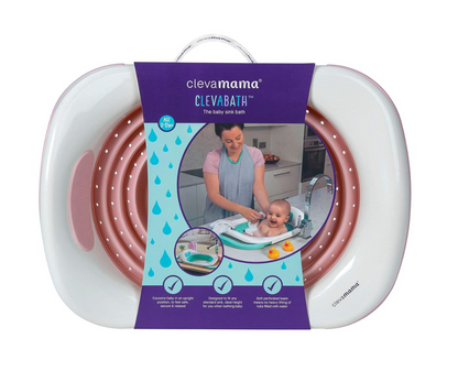 Bañera Plegable Y Antideslizantes Rosada