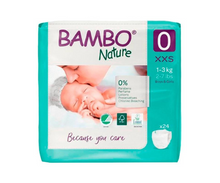 Bambo Nature Pañales Talla 0 (XXS) - Prematuro
