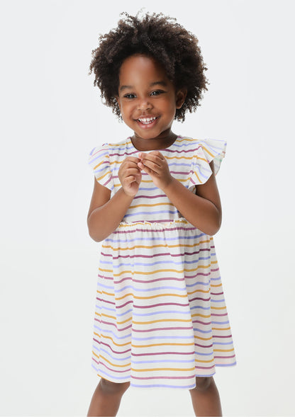 Vestido manga corta nena