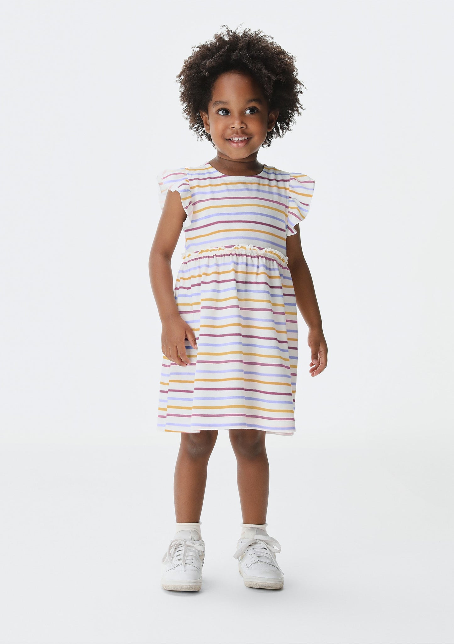 Vestido manga corta nena