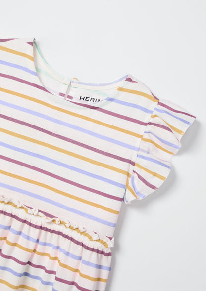 Vestido manga corta nena