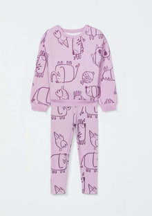 Conjunto manga larga nena