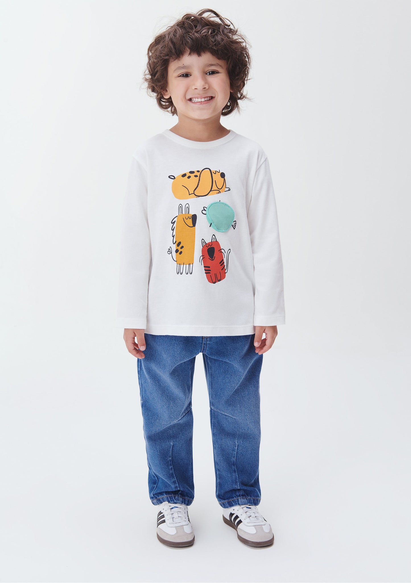 Camiseta manga larga blanca