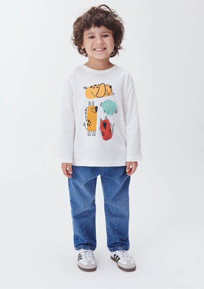 Camiseta manga larga blanca