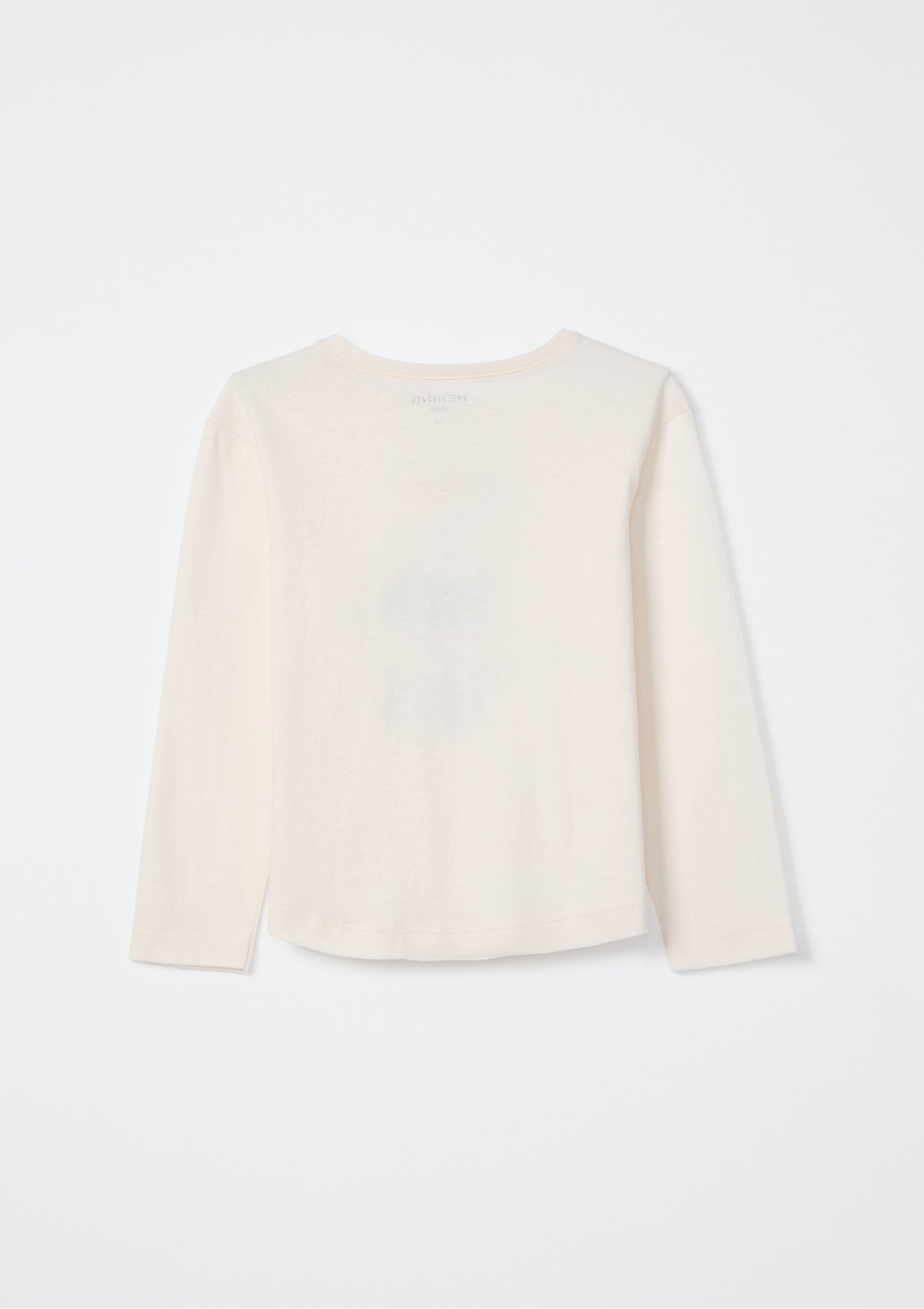 Camiseta blanca manga larga niña