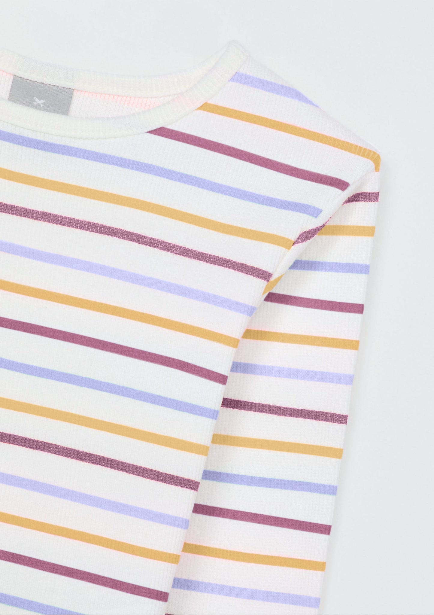 Camiseta multicolor manga larga