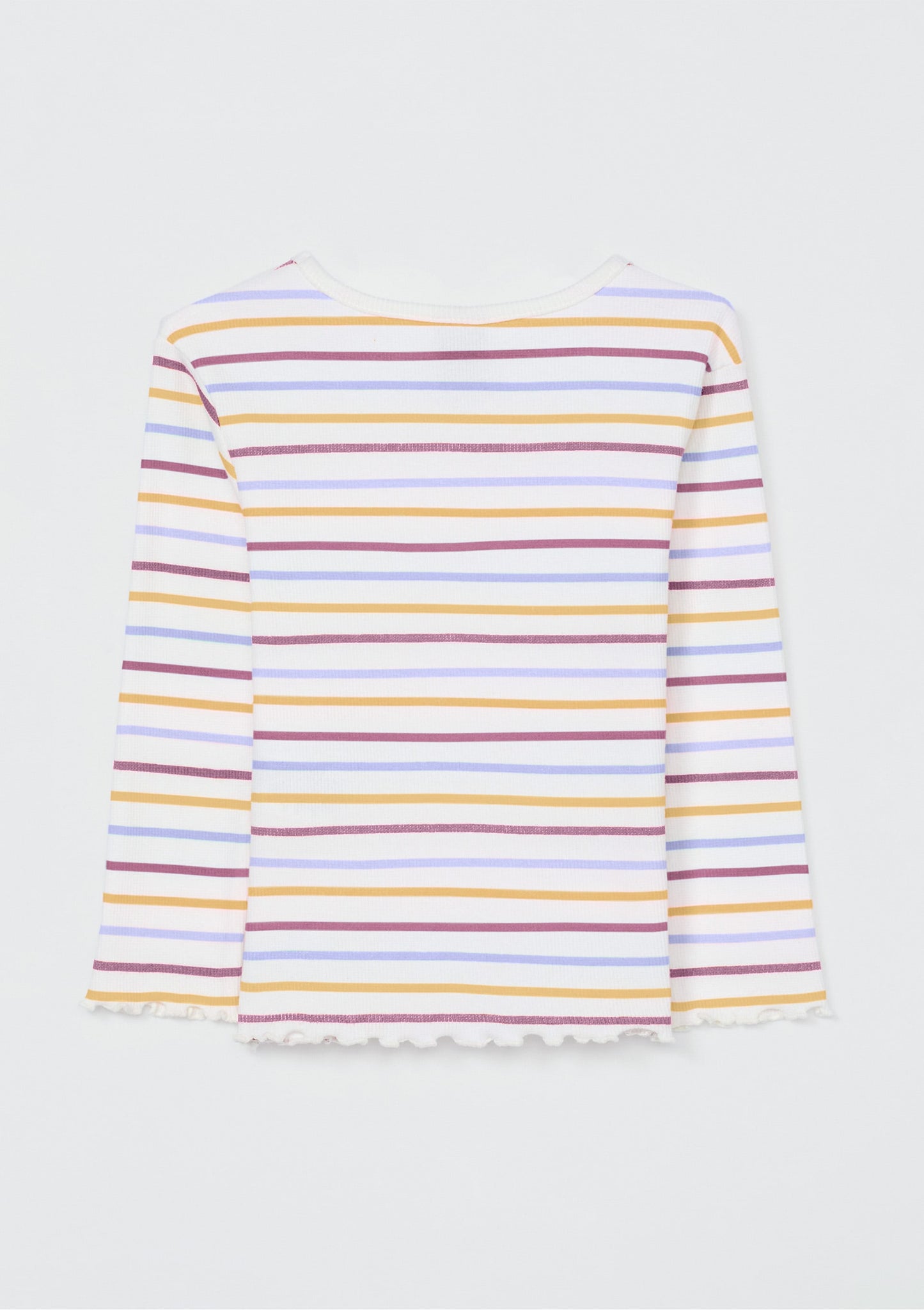 Camiseta multicolor manga larga