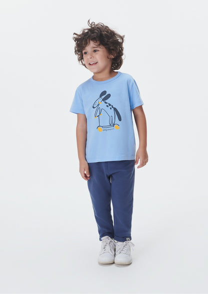Pantalón azul para niño