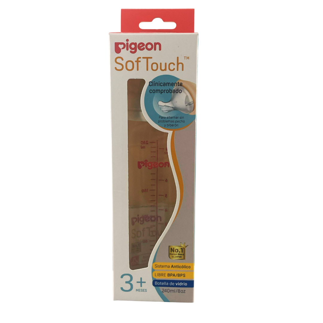Biberon de vidrio boca ancha 8oz