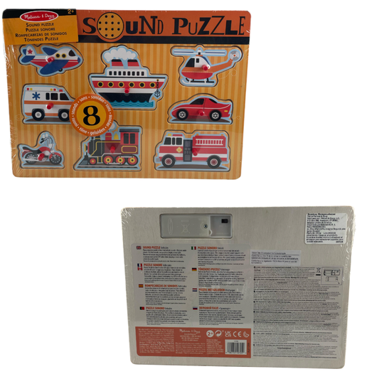 Rompecabezas de Vehículos con sonidos