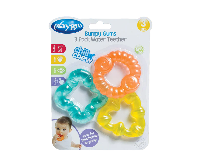 Set 3 Mordedores De Agua Playgro