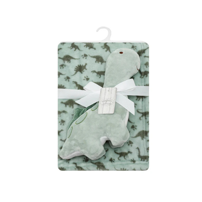 Cobija Franela Con Peluche | Dino - Mothers Choice