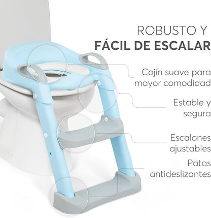 Adaptador con Escaleras para baño Kikkaboo