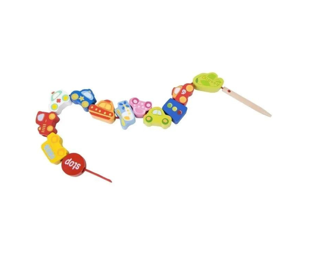 Juego didáctico de madera Traffic Beads
