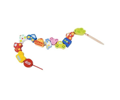 Juego didáctico de madera Traffic Beads