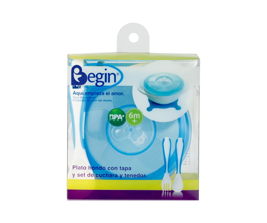Set De Plato Cuchara Y Tenedor Begin