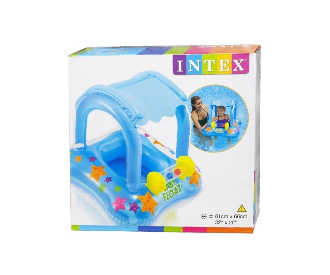 Flotador Tropical Shade Celeste Intex