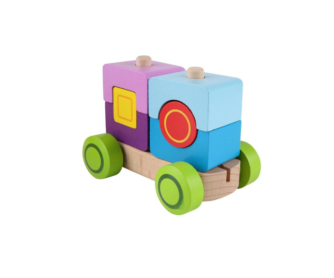 Bloques Tren De Fantasia Multicolor Hape