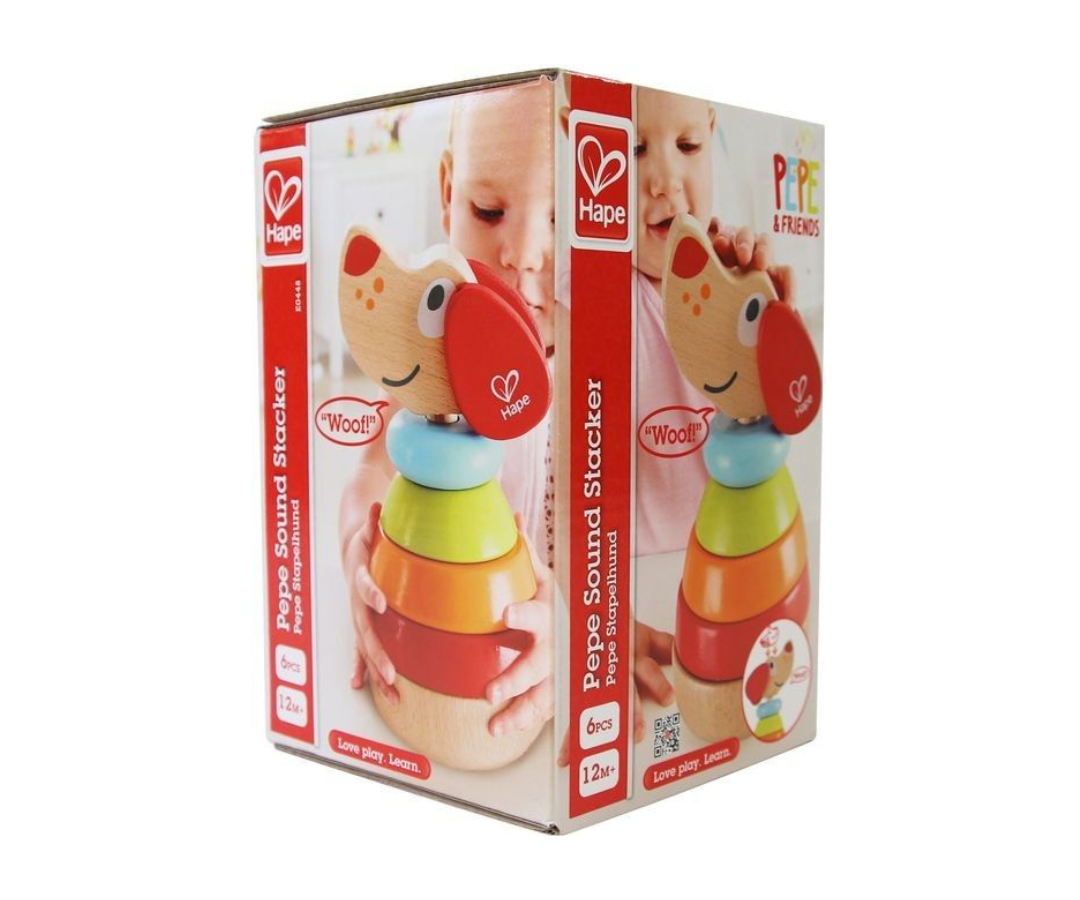 Apilador con sonidos Pepe