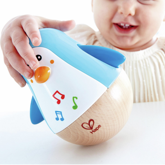 Juguete Musical Pinguino Oscilante Hape