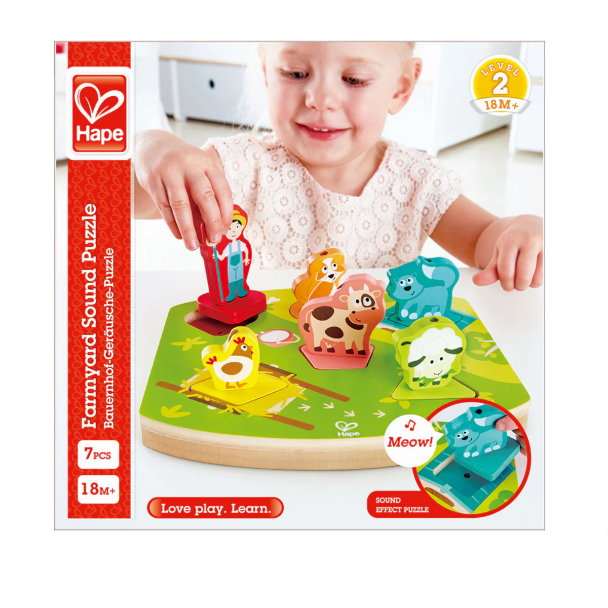 Rompecabezas Con Sonido Farmyard Hape