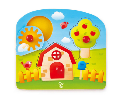 Rompecabezas Country Peg Multicolor Hape