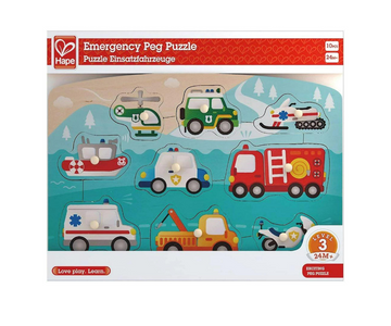 Rompecabezas Emergency Peg  Hape