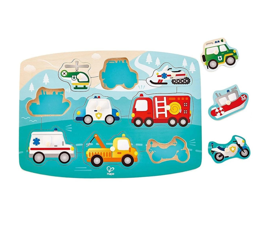 Rompecabezas Emergency Peg  Hape