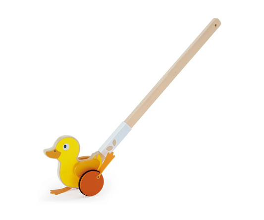 Pato De Madera Para Empujar Hape