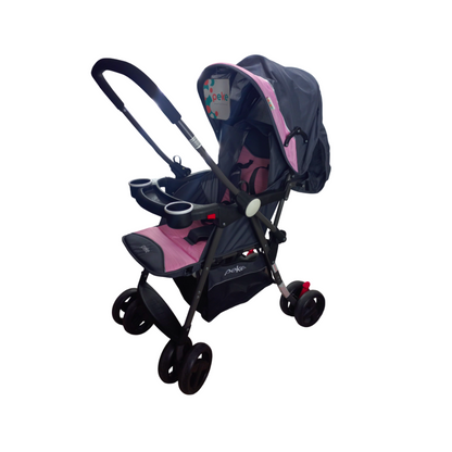 Coche con manubrio reversible