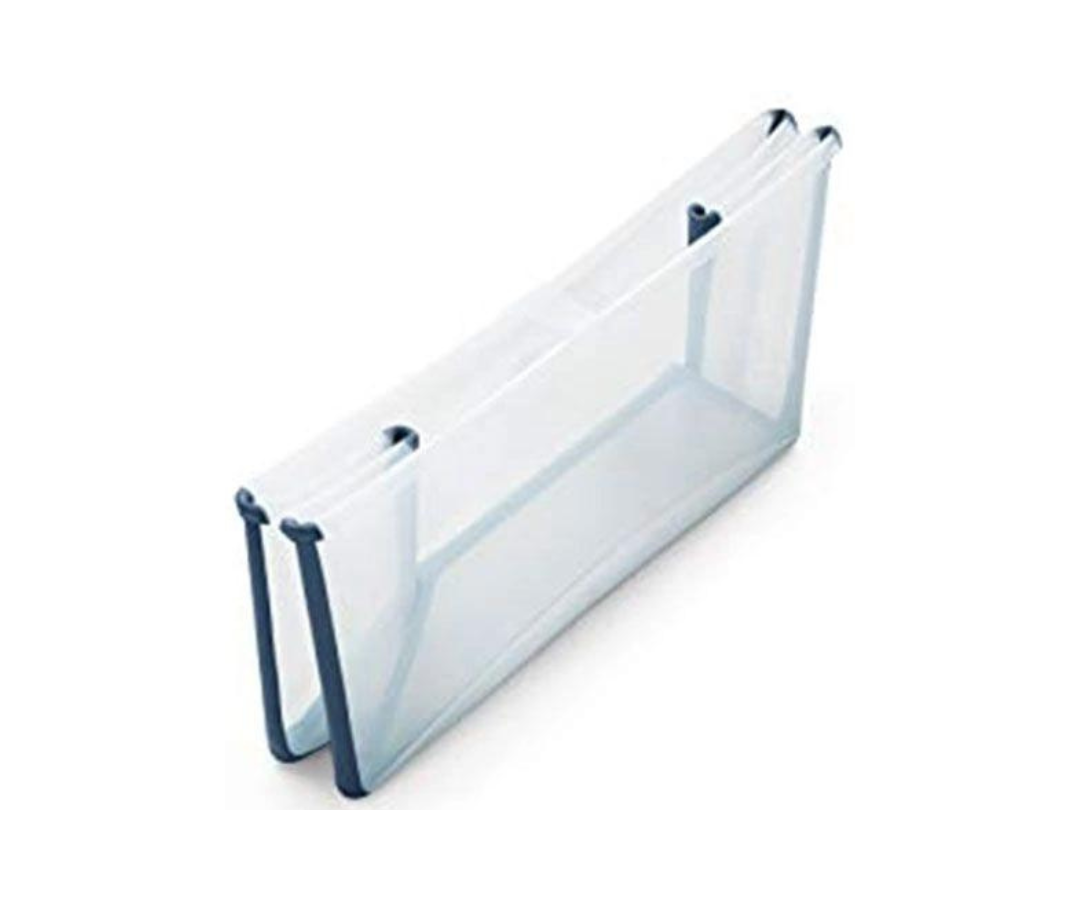 Bañera Flexi Con Soporte Stokke Azul transparente