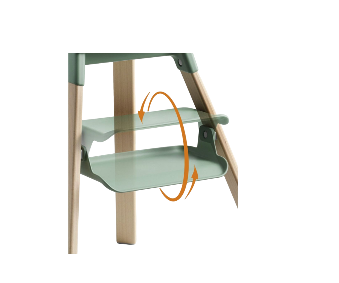 Silla de comer Clikk Verde Stokke