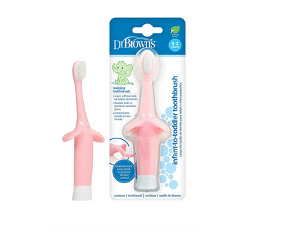 Cepillo de dientes de elefante rosa