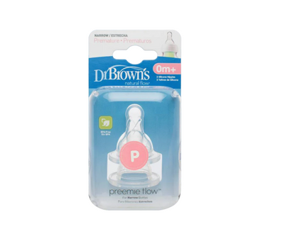 Set de 2 Tetinas de silicón prematuros