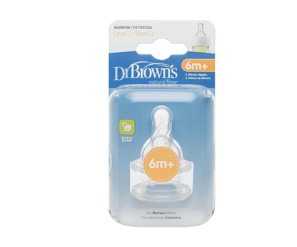 Tetinas de silicón Nivel 3 Std. x2