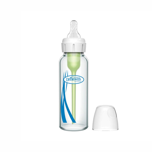 Biberón Options de Vidrio Boca Estándar 8 Oz