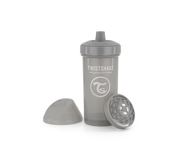 VASO KID TWISTSHAKE 360 ML 12+M GRIS