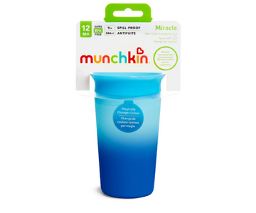 MIRACLE 360 TAZA CAMBIA DE COLOR SIPPY 9 OZ-AZUL	MUNCHKIN