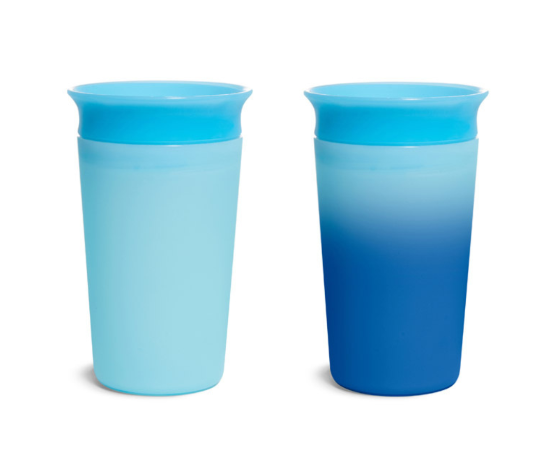 MIRACLE 360 TAZA CAMBIA DE COLOR SIPPY 9 OZ-AZUL	MUNCHKIN
