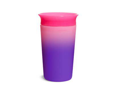 MIRACLE 360 TAZA CAMBIA DE COLOR SIPPY 9 OZ- ROSA MUNCHKIN