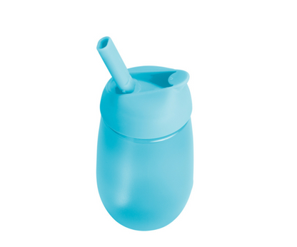 VASO 10OZ SIMPLE CLEAN STRAW CUP BLUE MUNCHKIN