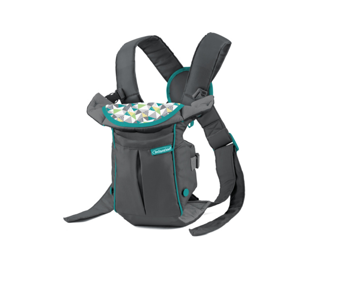 CANGURO SWIFT CLASSIC CARRIER WITH POCKET - GREY INFANTINO