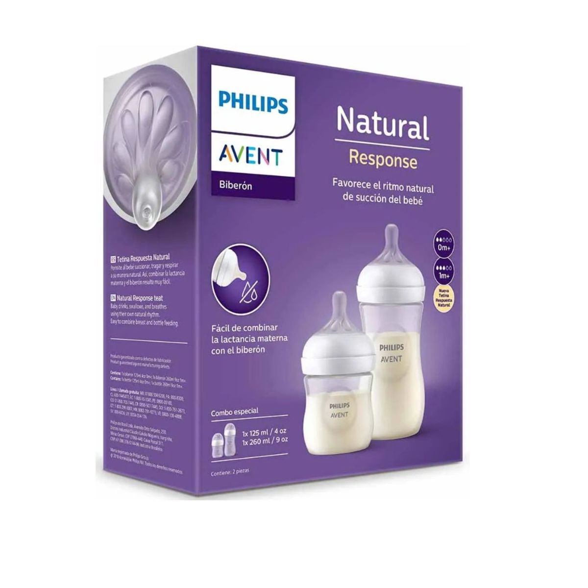 Set de Dos Biberones Natural Response