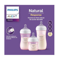 Set De Tres Biberones Natural Response | Rosa Avent