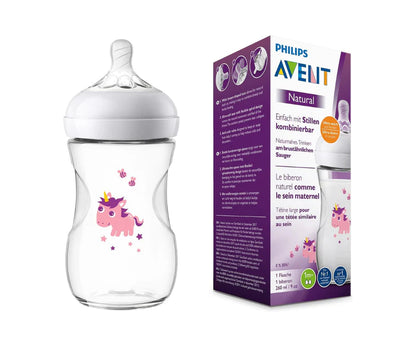 Biberon Natural 2 9Oz Unicornio Avent