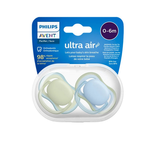 Pacificador Ultra Air x2 0 a 6 Meses | Niño Avent