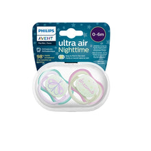 Pacificador Ultra Air Noche Niña 0 a 6m x2
