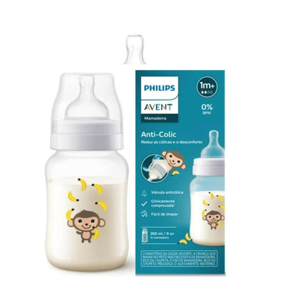 Biberón 9oz Diseño de Animalitos | Monito Avent